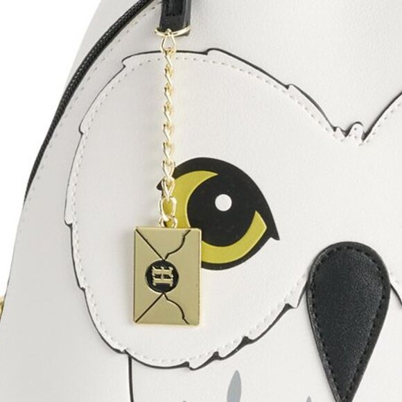 Harry Potter Hedwig Owl Mini Backpack with Letter Charm - Wizarding World Gifts - Picture 5 of 5